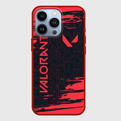 Чехол для iPhone 13 Pro VALORANT ВАЛОРАНТ, цвет: 3D-красный