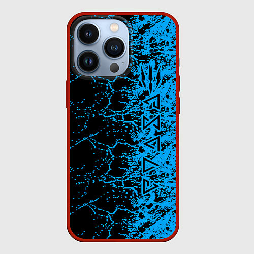 Чехол iPhone 13 Pro The Witcher / 3D-Красный – фото 1