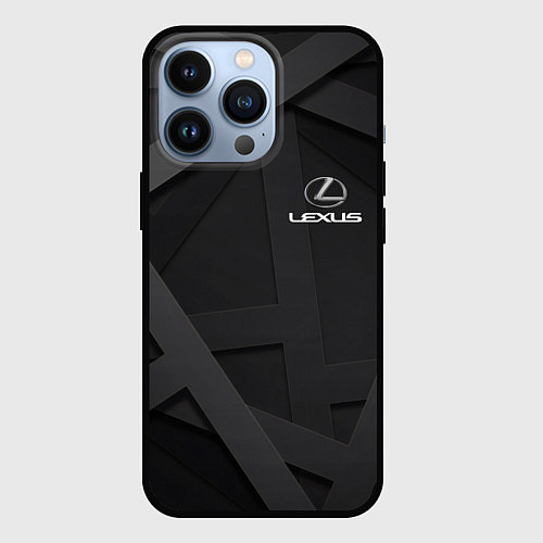 Чехол iPhone 13 Pro LEXUS / 3D-Черный – фото 1