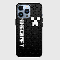 Чехол для iPhone 13 Pro MINECRAFT МАЙНКРАФТ, цвет: 3D-черный