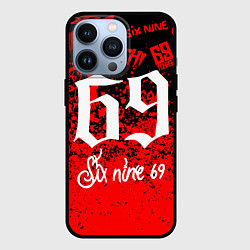 Чехол для iPhone 13 Pro 6ix9ine, цвет: 3D-черный