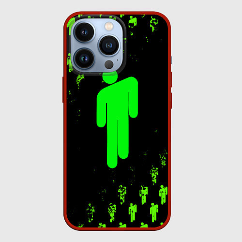 Чехол iPhone 13 Pro BILLIE EILISH БИЛЛИ АЙЛИШ / 3D-Красный – фото 1