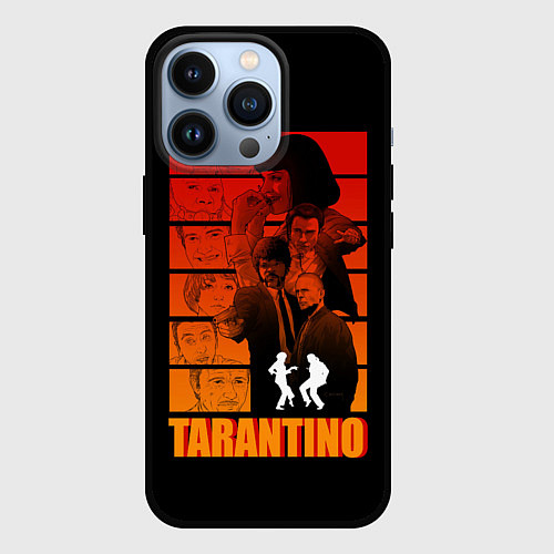 Чехол iPhone 13 Pro Криминальное чтиво / 3D-Черный – фото 1