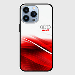 Чехол для iPhone 13 Pro AUDI, цвет: 3D-черный