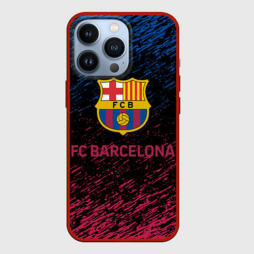 Чехол iPhone 13 Pro BARSELONA / 3D-Красный – фото 1