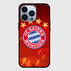 Чехол для iPhone 13 Pro BAYERN MUNCHEN, цвет: 3D-черный