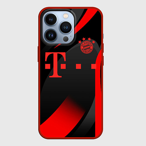 Чехол iPhone 13 Pro FC Bayern Munchen / 3D-Красный – фото 1