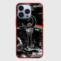 Чехол для iPhone 13 Pro Dark Side of the Moon Stick, цвет: 3D-красный