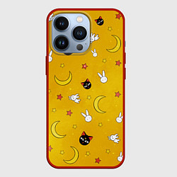 Чехол для iPhone 13 Pro СЕЙЛОР МУН, цвет: 3D-красный