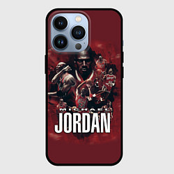 Чехол для iPhone 13 Pro MICHAEL JORDAN, цвет: 3D-черный