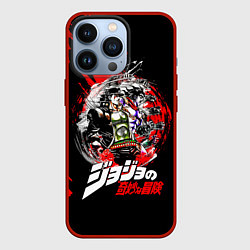 Чехол для iPhone 13 Pro JoJo Bizarre Adventure, цвет: 3D-красный