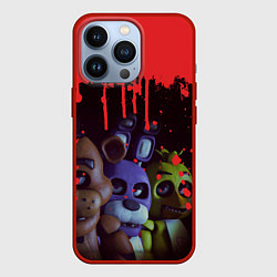 Чехол для iPhone 13 Pro Five Nights At Freddys, цвет: 3D-красный