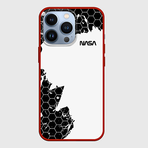 Чехол iPhone 13 Pro NASA / 3D-Красный – фото 1