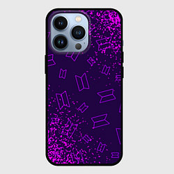 Чехол для iPhone 13 Pro BTS БТС, цвет: 3D-черный