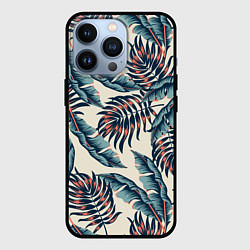 Чехол для iPhone 13 Pro Тихие тропики, цвет: 3D-черный
