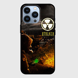 Чехол для iPhone 13 Pro Stalker 2, цвет: 3D-черный