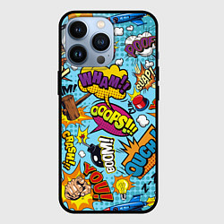 Чехол для iPhone 13 Pro Pop art comics, цвет: 3D-черный