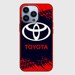Чехол для iPhone 13 Pro TOYOTA ТОЙОТА, цвет: 3D-красный