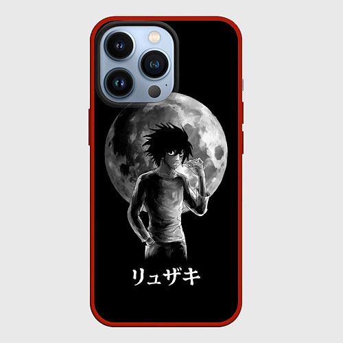 Чехол iPhone 13 Pro Death Note / 3D-Красный – фото 1