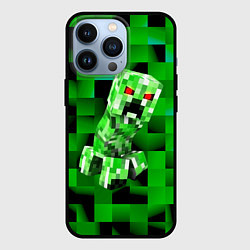Чехол iPhone 13 Pro Minecraft creeper