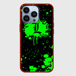 Чехол для iPhone 13 Pro Death Note, цвет: 3D-красный