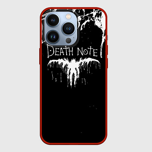 Чехол iPhone 13 Pro Death Note / 3D-Красный – фото 1