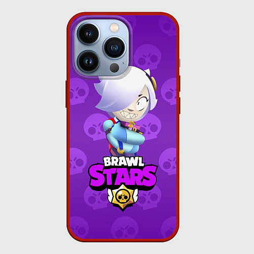 Чехол iPhone 13 Pro Colette - Brawl Stars / 3D-Красный – фото 1