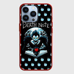 Чехол для iPhone 13 Pro Death Note, цвет: 3D-красный