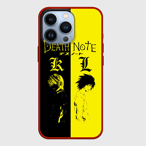 Чехол iPhone 13 Pro Death Note / 3D-Красный – фото 1