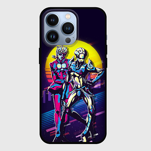 Чехол iPhone 13 Pro JoJo’s Bizarre Adventure / 3D-Черный – фото 1