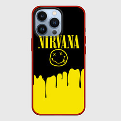 Чехол для iPhone 13 Pro Nirvana, цвет: 3D-красный