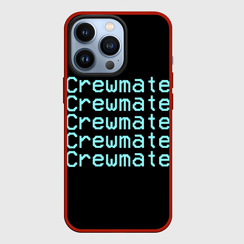 Чехол iPhone 13 Pro Among Us / 3D-Красный – фото 1