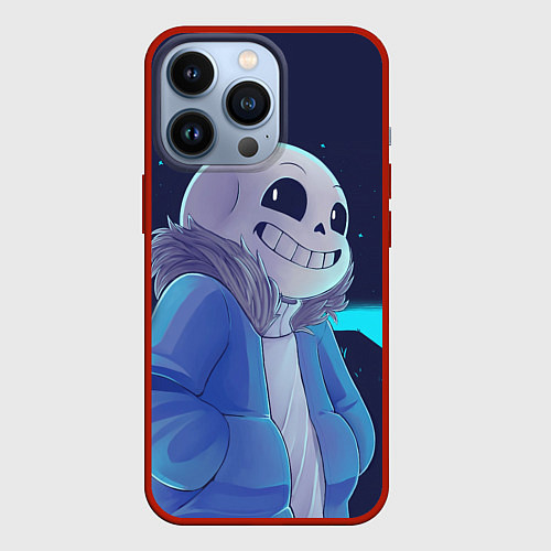 Чехол iPhone 13 Pro UNDERTALE / 3D-Красный – фото 1