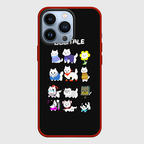 Чехол iPhone 13 Pro UNDERTALE / 3D-Красный – фото 1