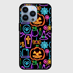 Чехол для iPhone 13 Pro Halloween, цвет: 3D-черный