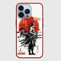 Чехол для iPhone 13 Pro ONE PIECE ZOHO SAMURAI, цвет: 3D-красный