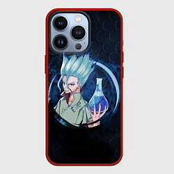 Чехол для iPhone 13 Pro Dr Stone, цвет: 3D-красный