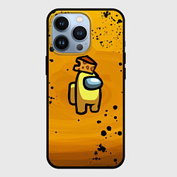 Чехол для iPhone 13 Pro Among Us Cheese Z, цвет: 3D-черный