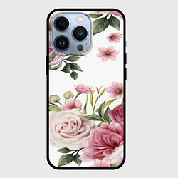 Чехол iPhone 13 Pro Розовые розы