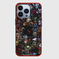 Чехол для iPhone 13 Pro Heros Dota 2, цвет: 3D-красный