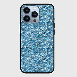 Чехол для iPhone 13 Pro Море волнуется, цвет: 3D-черный
