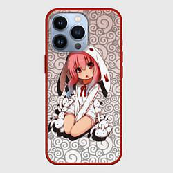 Чехол для iPhone 13 Pro Аниме Манга, цвет: 3D-красный