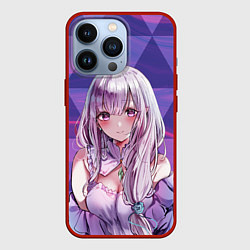 Чехол для iPhone 13 Pro Эмилия, цвет: 3D-красный