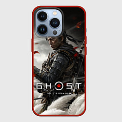 Чехол для iPhone 13 Pro Ghost of Tsushima, цвет: 3D-красный