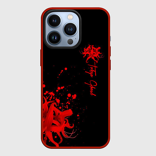 Чехол iPhone 13 Pro Tokyo Ghoul / 3D-Красный – фото 1