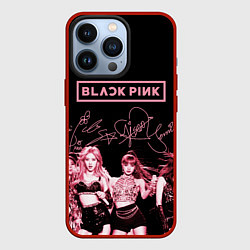 Чехол для iPhone 13 Pro BLACKPINK, цвет: 3D-красный