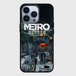 Чехол для iPhone 13 Pro Metro Exodus, цвет: 3D-черный