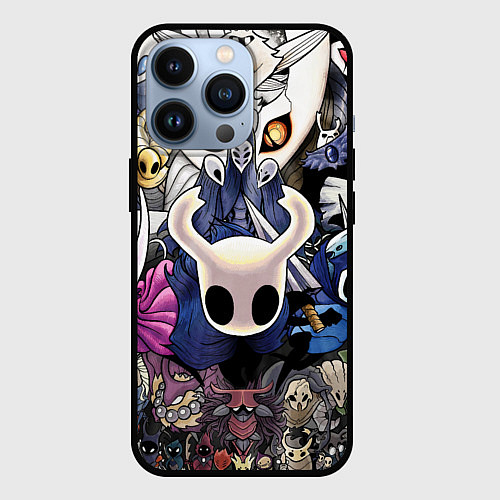 Чехол iPhone 13 Pro HOLLOW KNIGHT / 3D-Черный – фото 1