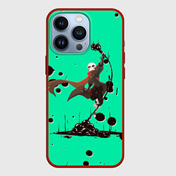 Чехол для iPhone 13 Pro Undertale, цвет: 3D-красный