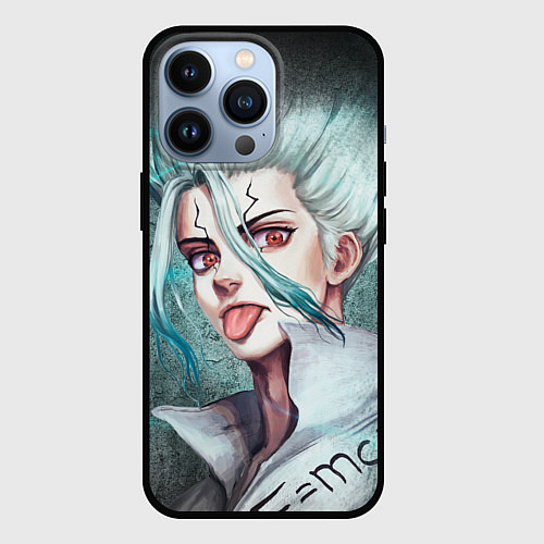 Чехол iPhone 13 Pro Доктор Стоун / 3D-Черный – фото 1